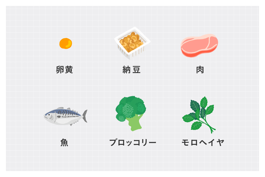 脂質の代謝を助けるビタミンB2