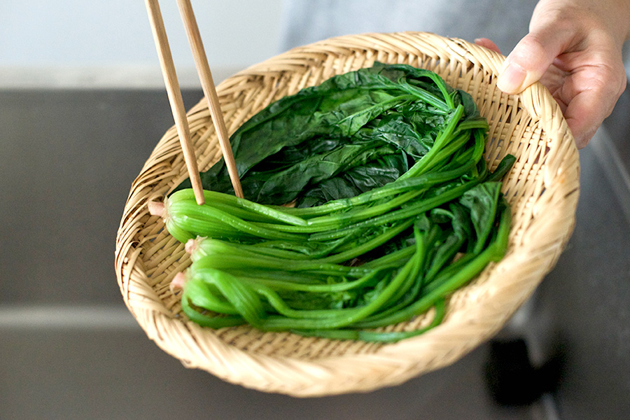 さっと下茹で