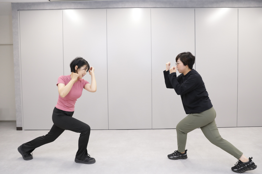 格闘技エクササイズに挑戦