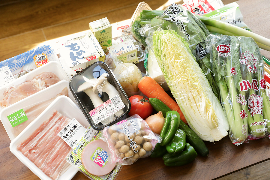 5日分のお買い物リスト