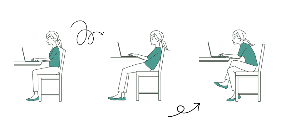 なぜ気づけば楽な姿勢になっているのか？