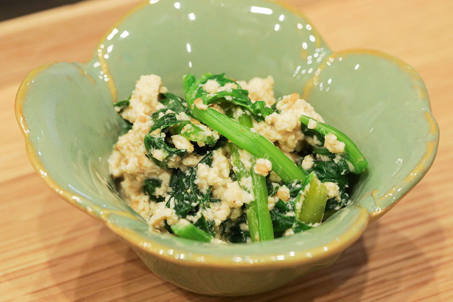 副菜｜ほうれん草の白和え