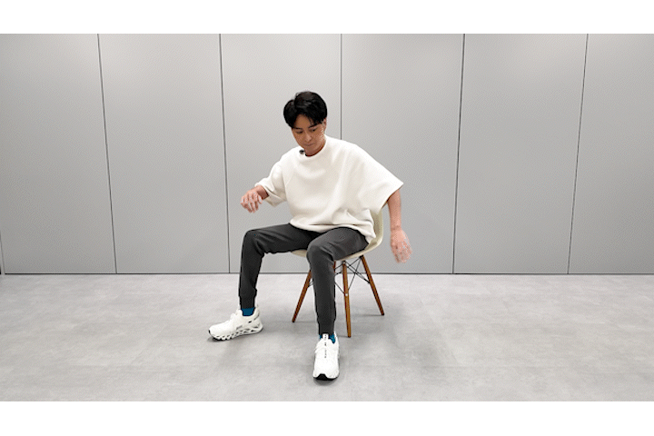 ひねりのストレッチ