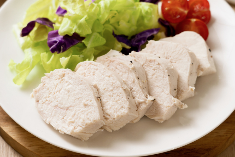 主菜｜香ばしさor旨味のあるたんぱく質豊富なものを