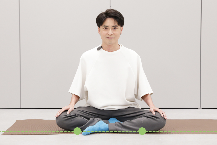 衰えチェック1：あぐら