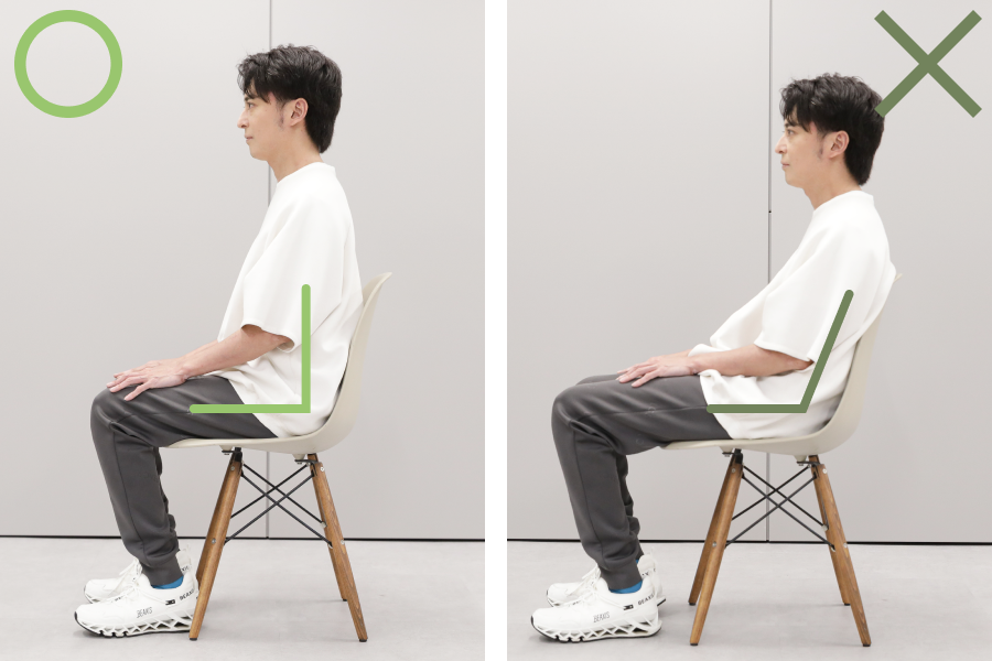 衰えチェック3：座る姿勢