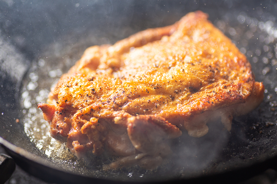 食感のコントラストを出す