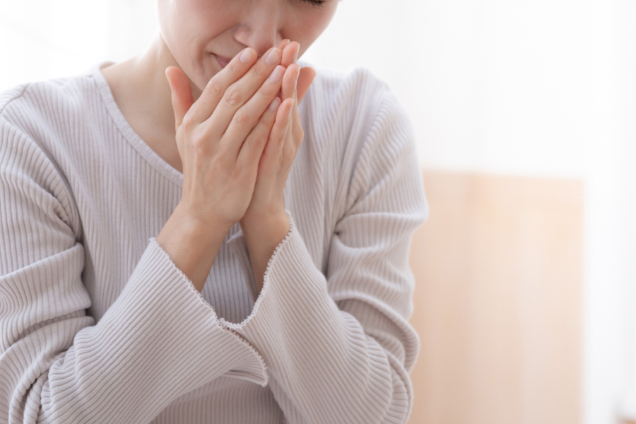 くしゃみをした瞬間に尿漏れを経験