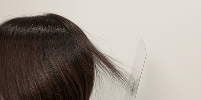 プラスチックコームvs静電気