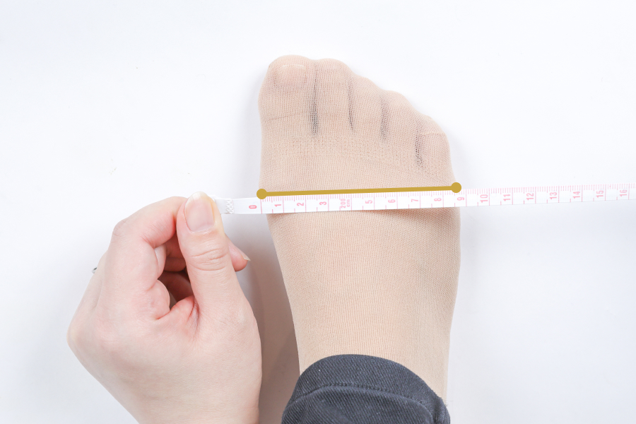 足幅の測り方