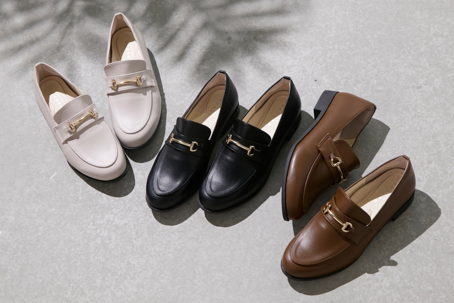 RAKUNAカラー整体ビットローファー