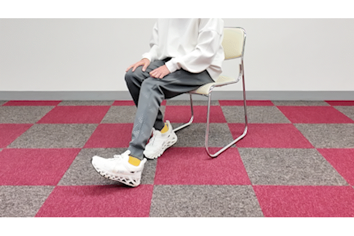 股関節のストレッチ