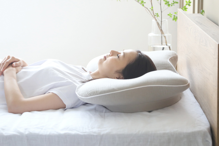 Oさん：だから、表面のまま、横寝でも仰向けでもいびき対策できるようにしようと。それがMUGON2の出発点でした。