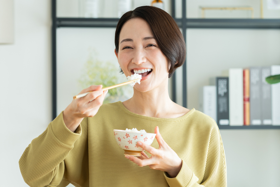 1.よく噛んで消化する力を上げる