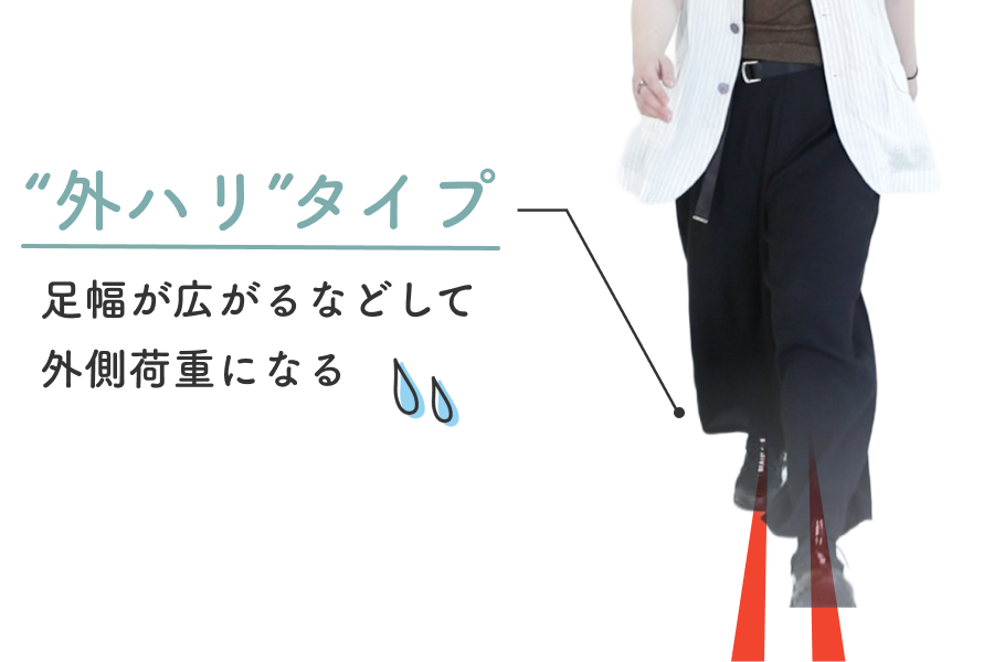 外ハリの歩き方